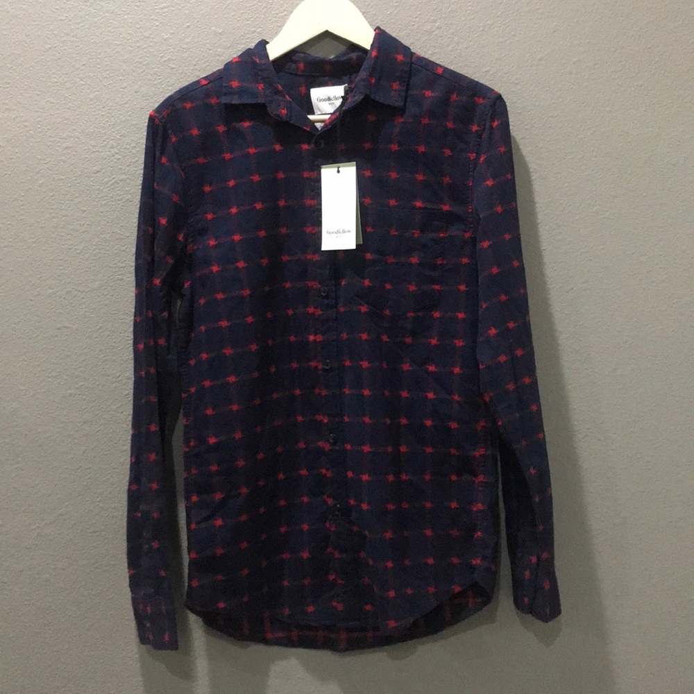 🎉NWT Goodfellow & Co. Plaid Button Up
